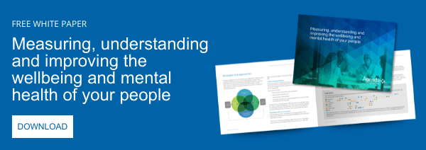 download the white paper: Measuring, understanding and improving the wellbeing and mental health of your people